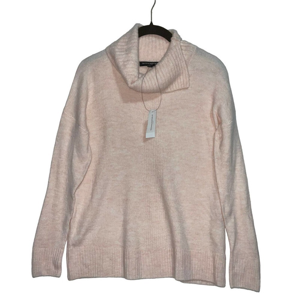 Banana Republic Women's Size XS Pullover Sweater Pink Long Sleeve Solid NWT